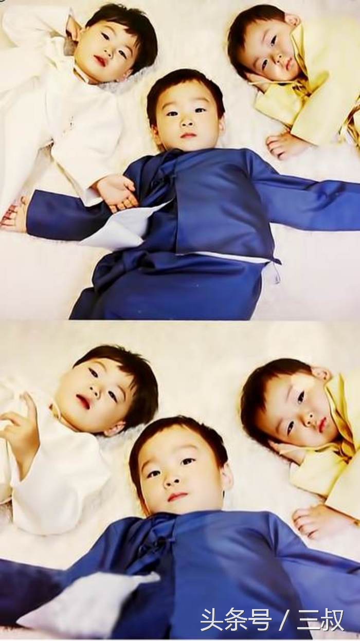 宋民国三胞胎长大的照片,宋一国三胞胎长大的图片