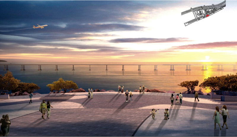 西湾红树林湿地公园滨海长廊,黄岛红树林滨海公园