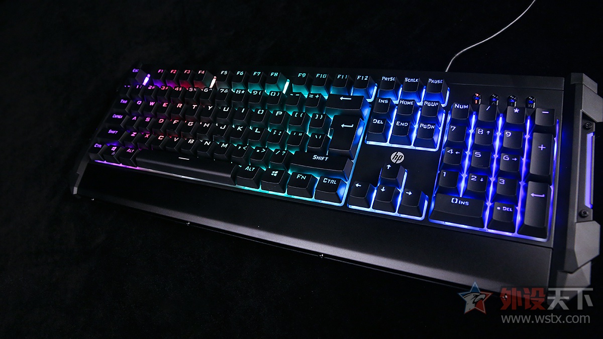 惠普gk200机械键盘测评,惠普GK320灰木轴机械键盘