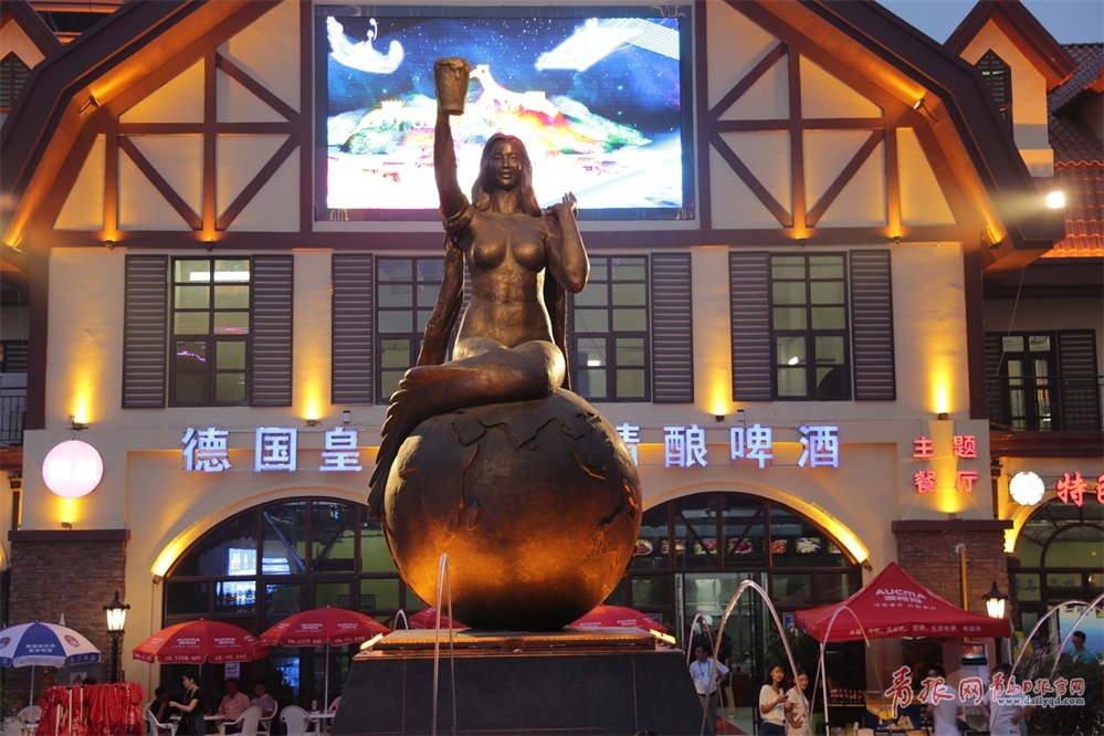 啤酒节2020黄岛,青岛啤酒节无人机表演