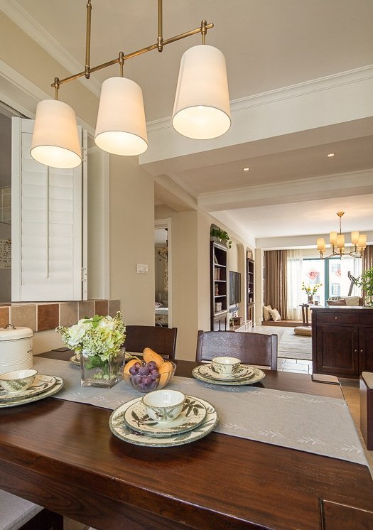 120平米三室两厅轻奢极简效果图,90平米两室一厅简美效果图