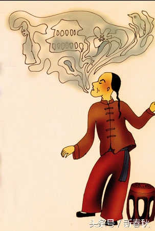 吸烟吐烟的绝技,吐烟绝技