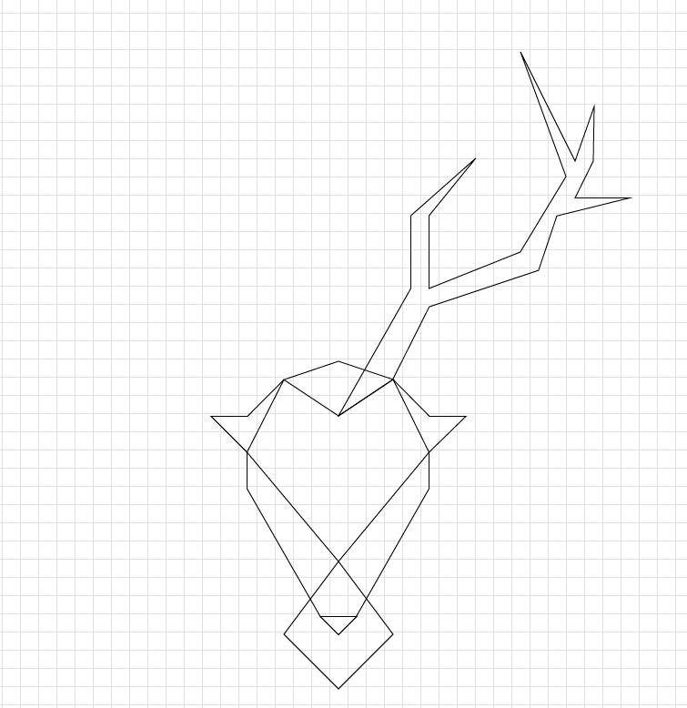 ps山水logo设计有山有水有鹿,极简风格的鹿logo