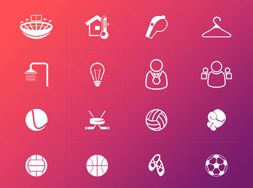 奥运会24个项目图标下载,夏季奥运会运动项目卡通图片