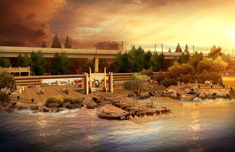 西湾红树林湿地公园滨海长廊,黄岛红树林滨海公园