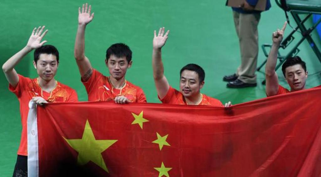 国乒男队冲击十连冠照片,国乒三剑客综合实力图