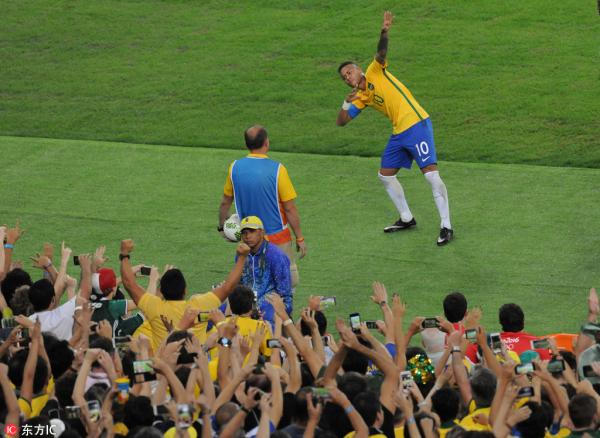 奥运会足球巴西夺冠2020,决胜高光内马尔巴西