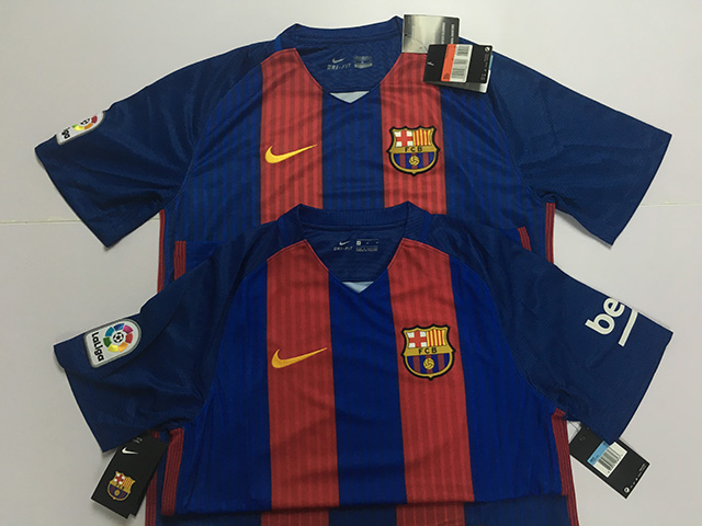 巴萨16-17赛季球衣欧冠球迷版,巴萨16-17赛季视频