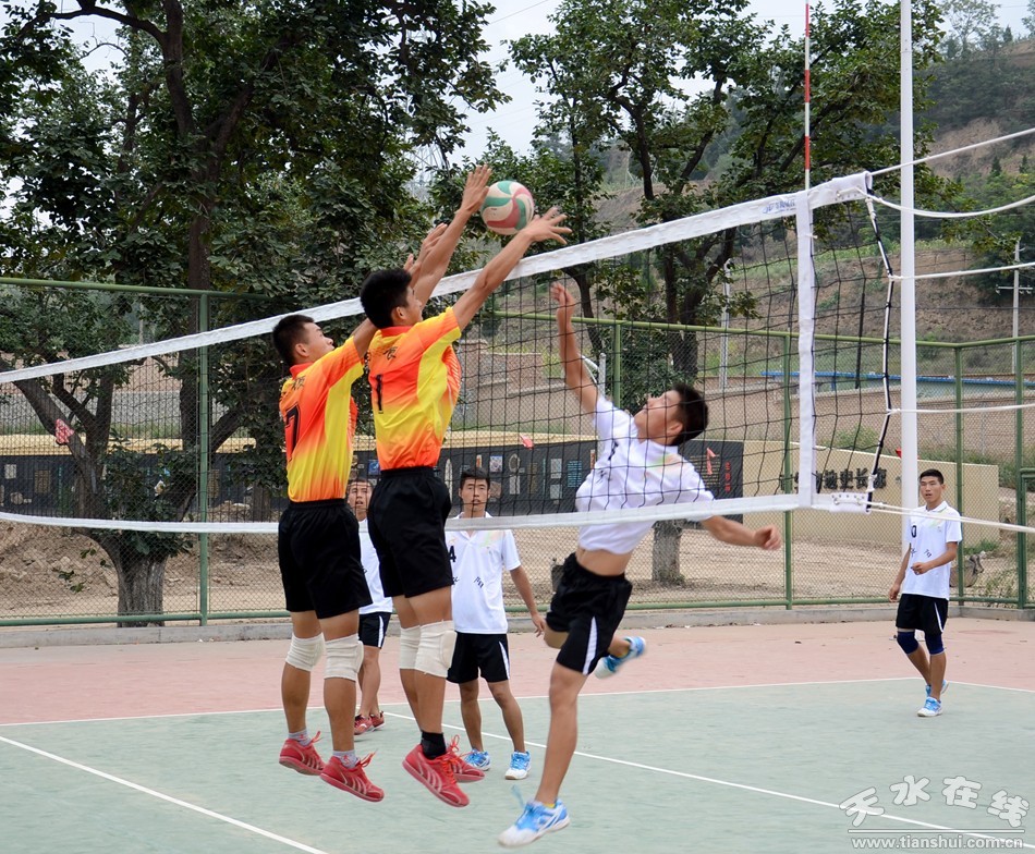 甘肃省第三届中学生运动会8月9日比赛掠影,组图