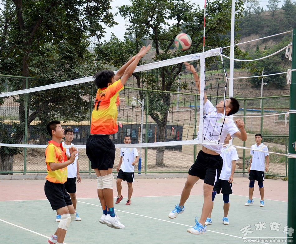 甘肃省第三届中学生运动会8月9日比赛掠影,组图