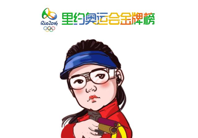 奥运金牌选手漫画,奥运会金牌人物漫画