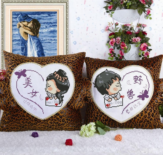 软装教学视频教程,简装风格十字绣