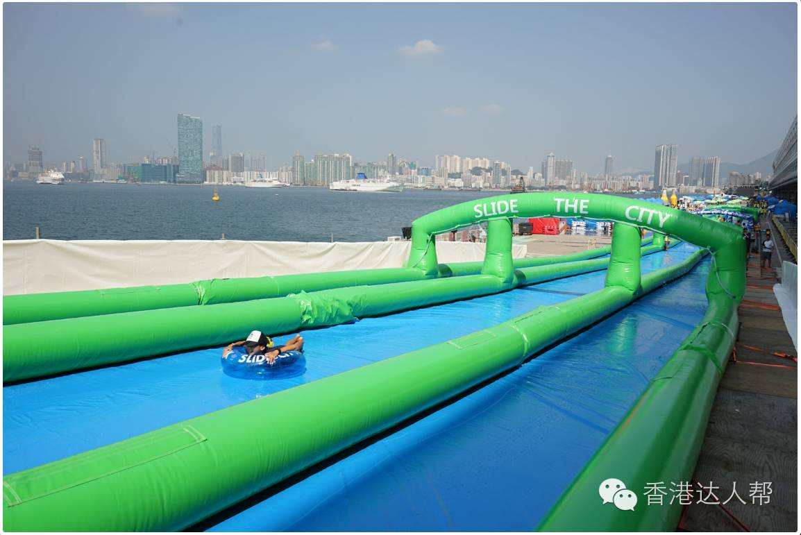 夏天炎炎“瀡”滑梯，全亚洲最高10米滑梯台登陆香港中环！