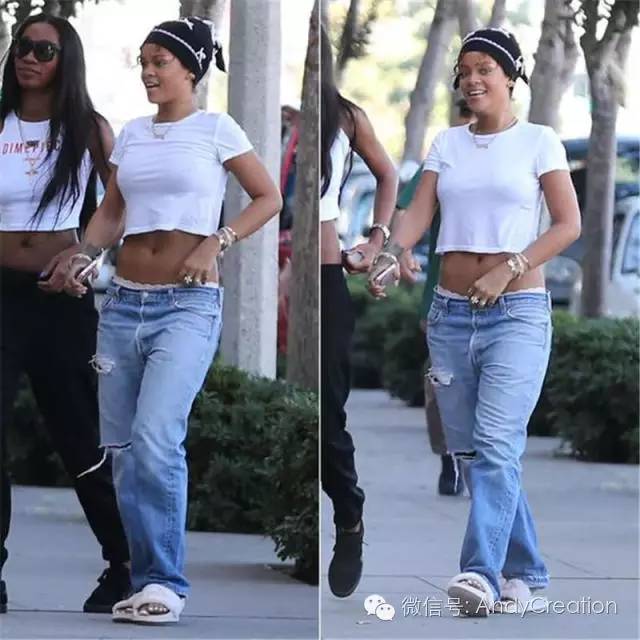 你们平时穿去洗澡的拖鞋，现在可潮了呢～