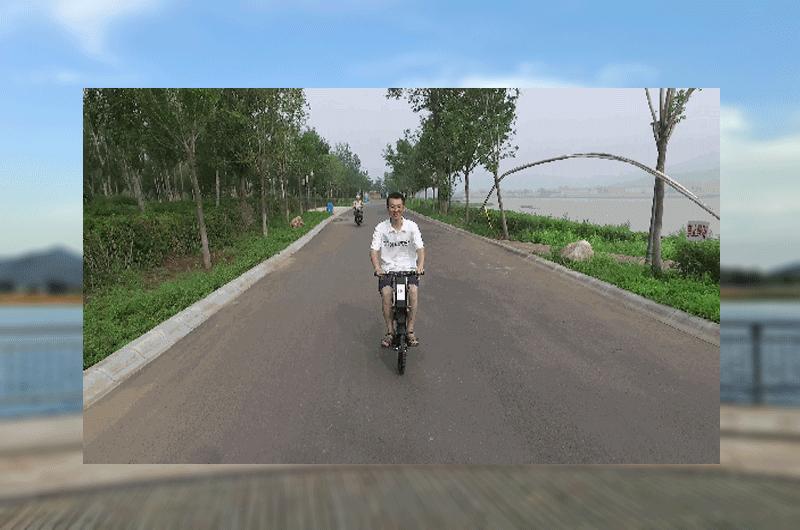 公园便携折叠小孩车,公园电动儿童游玩车