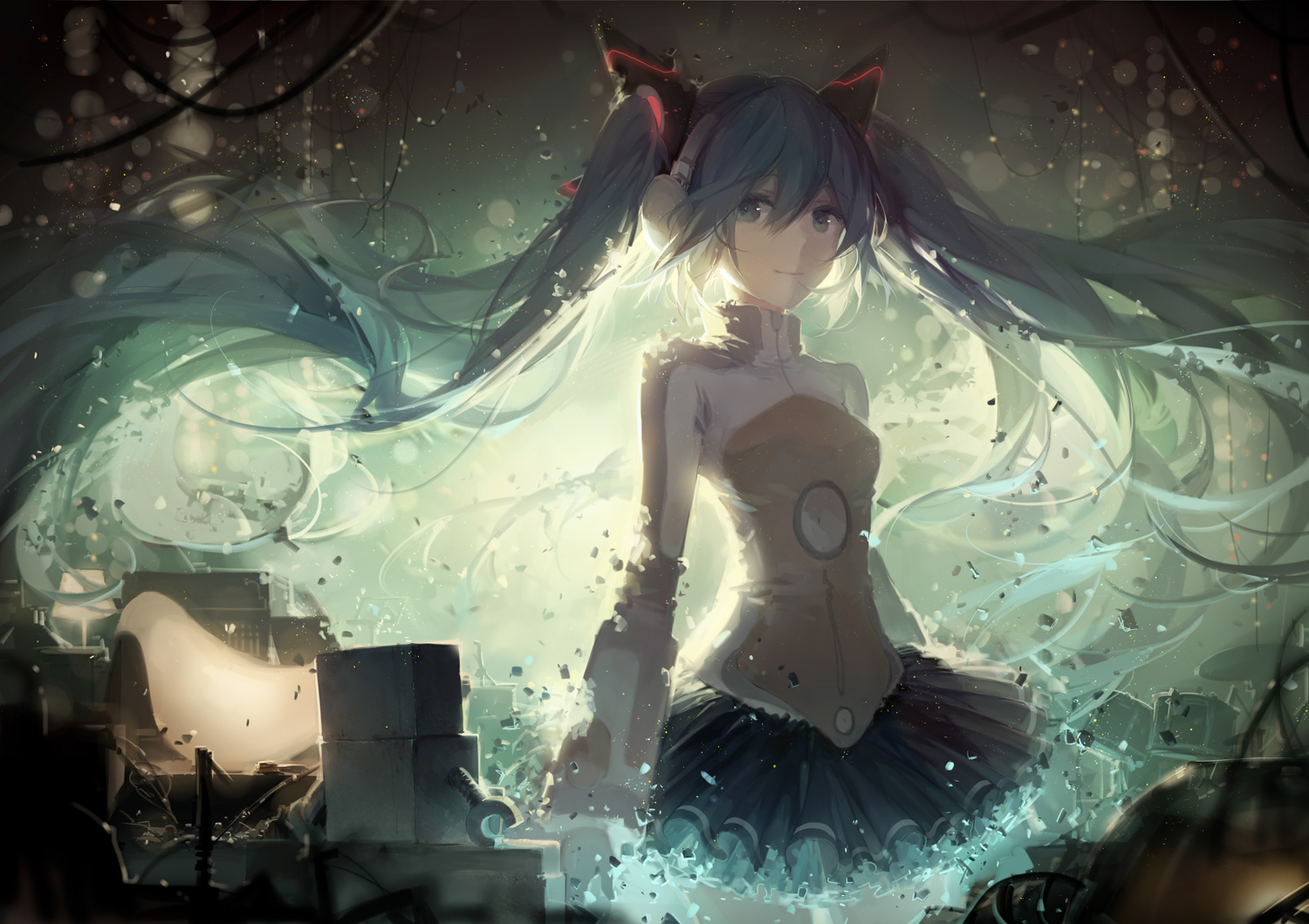 初音未来十六周年原画,初音未来大型拼图
