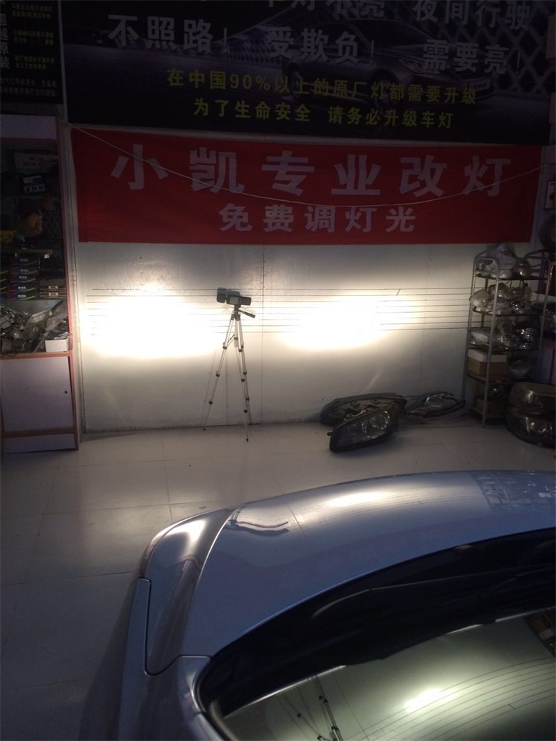 霸州小凯大灯改装,霸州改车灯120元
