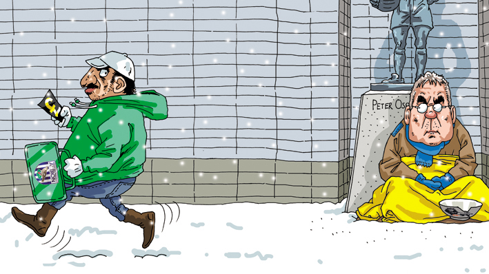 原创精品漫画《足球大画王》第1期：乞丐之怒