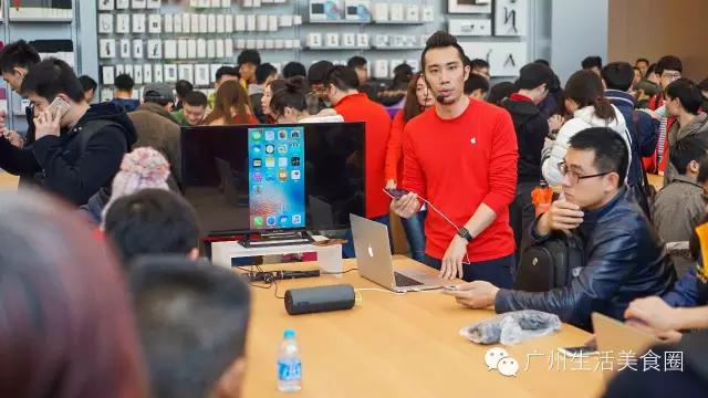 广州苹果专卖店开业,广州苹果直营店现场