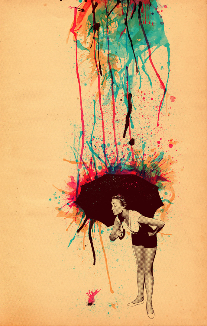 一位年轻艺术家的肖像,一位大师的插画