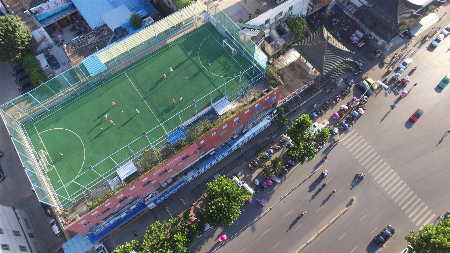 空中看阜阳大型航拍,阜阳震撼航拍短视频