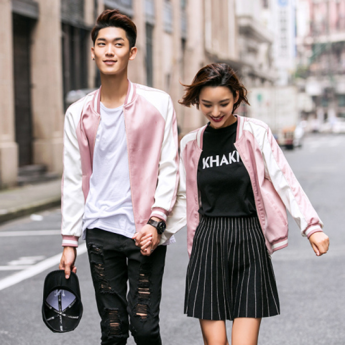 初秋休闲棒球服,秋季港风棒球服