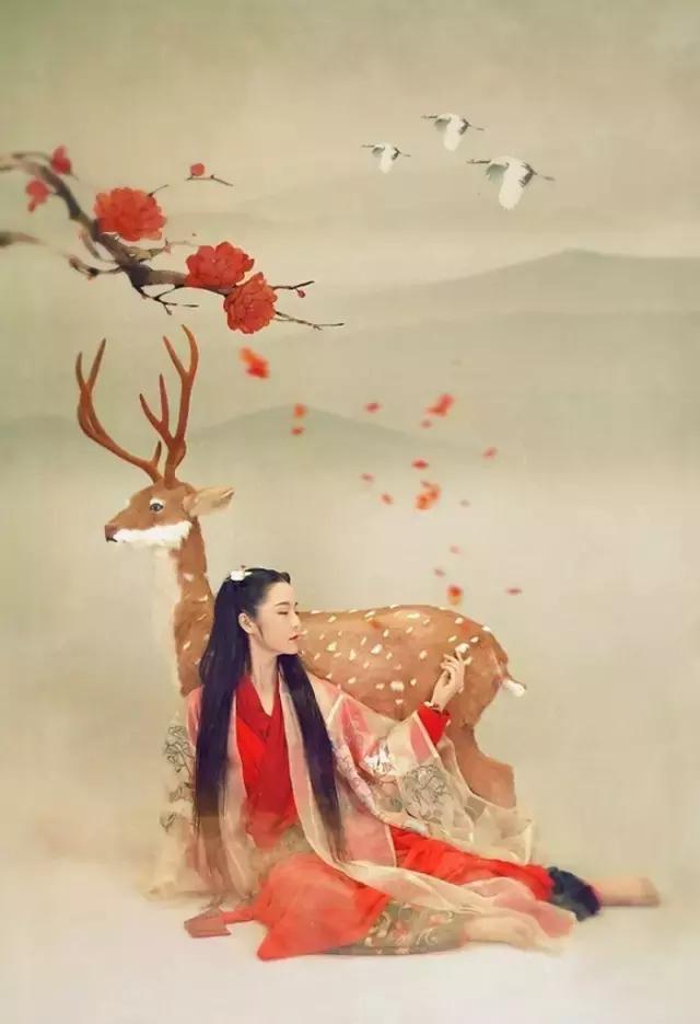 中国汉服穿搭女,好看的汉服搭配女