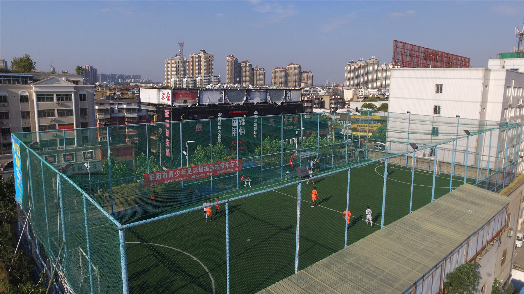 空中看阜阳大型航拍,阜阳震撼航拍短视频