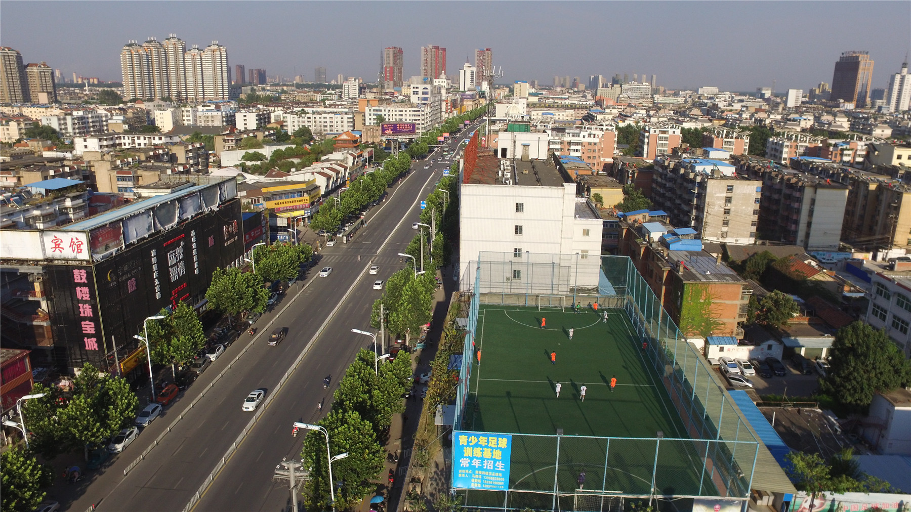 空中看阜阳大型航拍,阜阳震撼航拍短视频