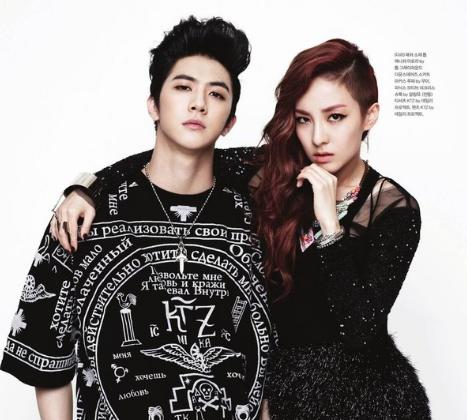 朴灿烈和朴宥拉 (朴灿烈朴宥拉合照)