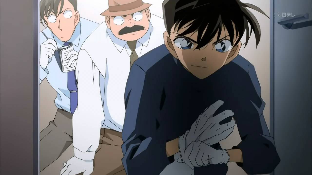 柯南对战恐怖学校,江户川柯南和夜神月