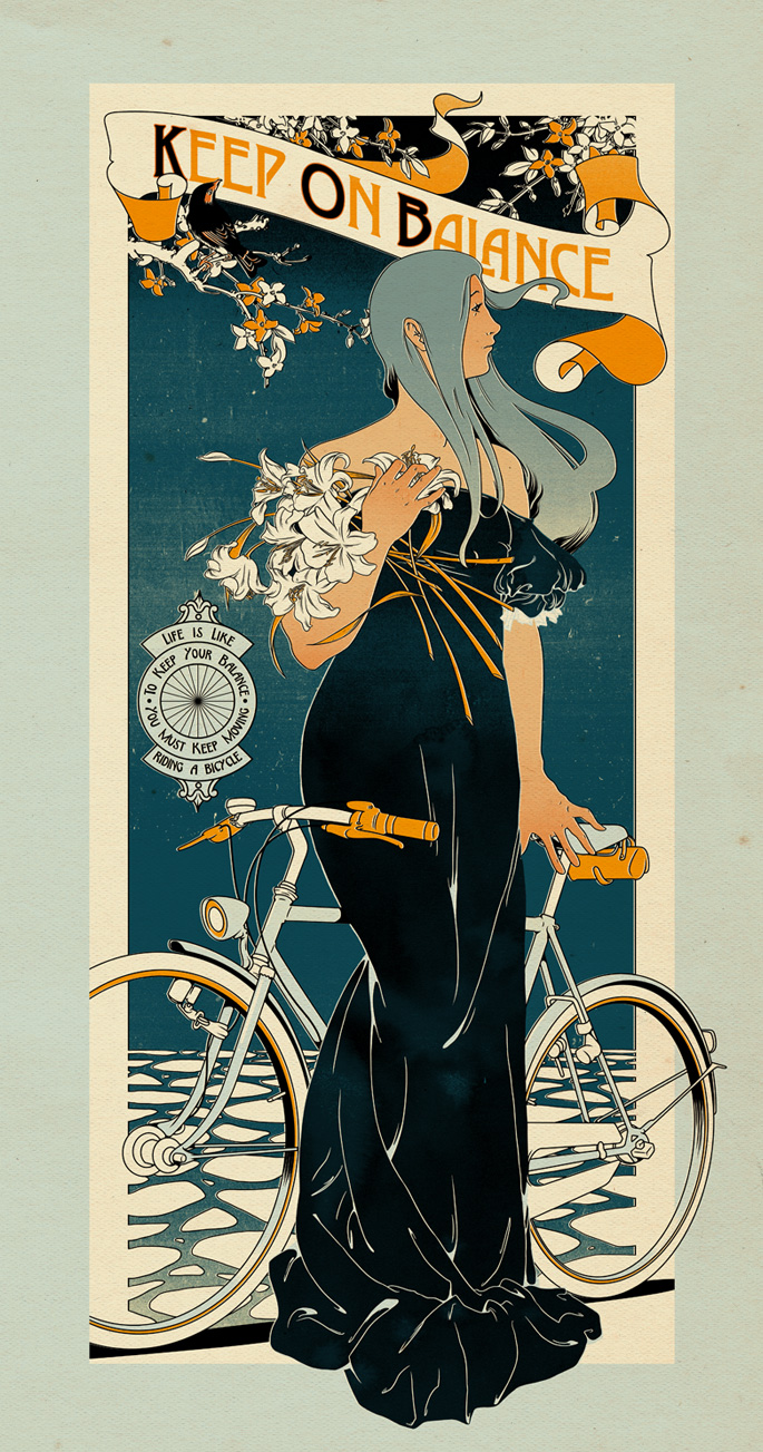 一位年轻艺术家的肖像,一位大师的插画