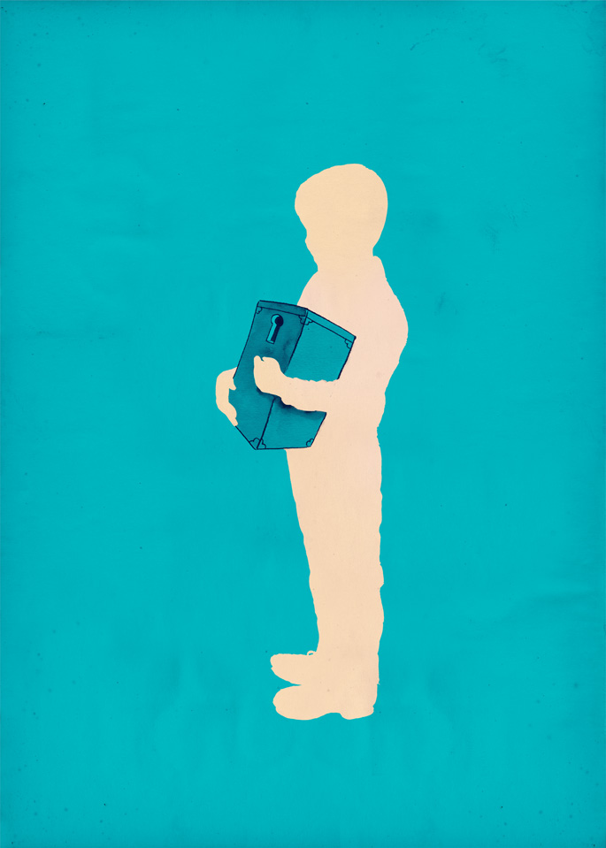 一位年轻艺术家的肖像,一位大师的插画