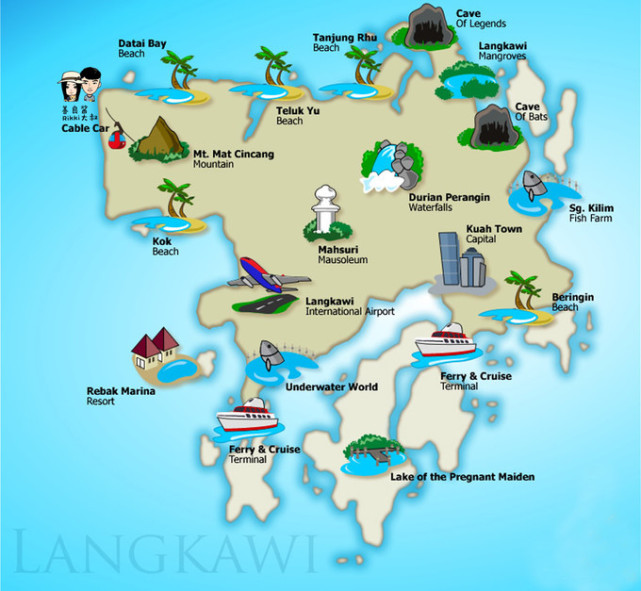 海岛兰卡威旅游,梦回兰卡威度假海岛