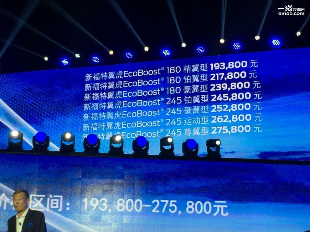 长安福特新款翼虎最新价格,福特翼虎19款新车价格多少万