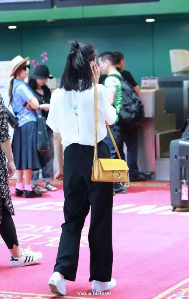 刘诗诗阔腿裤,刘诗诗穿阔腿裤太惊艳