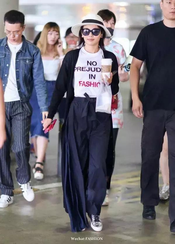 刘诗诗阔腿裤,刘诗诗穿阔腿裤太惊艳