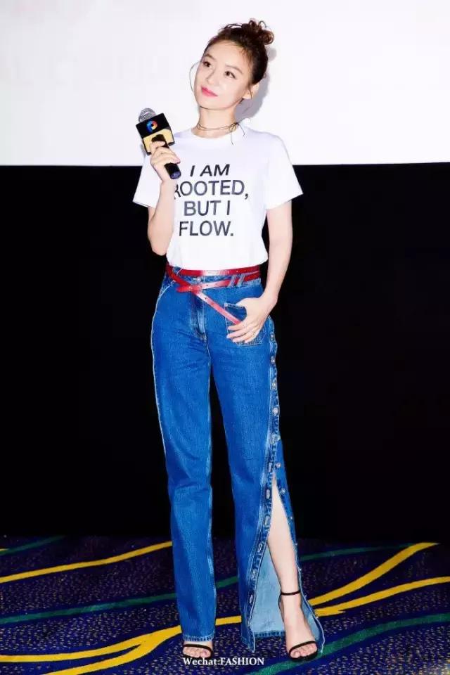 刘诗诗阔腿裤,刘诗诗穿阔腿裤太惊艳