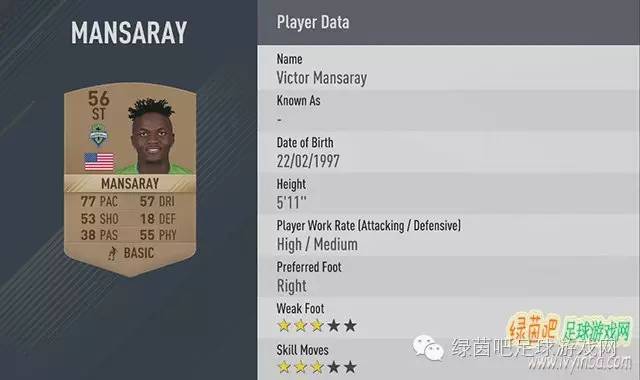 fifa17pc版潜力值排名,fifa17好用球员