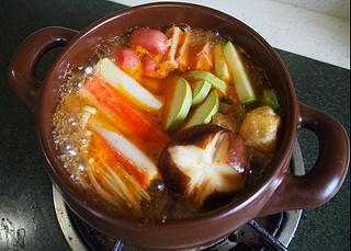 韩式泡菜部队锅做法,部队锅韩式火锅味道