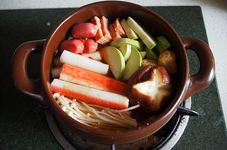 韩式泡菜部队锅做法,部队锅韩式火锅味道
