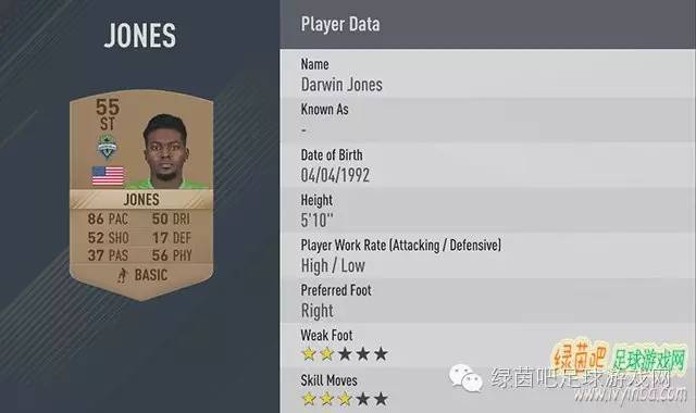 fifa17pc版潜力值排名,fifa17好用球员