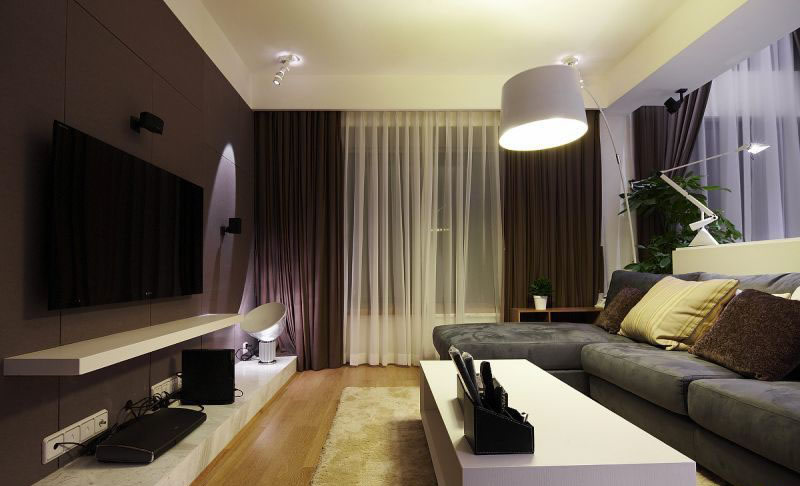 中式风格电视背景墙和沙发背景墙,好看的电视背景墙图