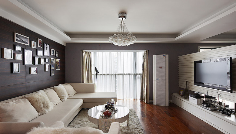 中式风格电视背景墙和沙发背景墙,好看的电视背景墙图