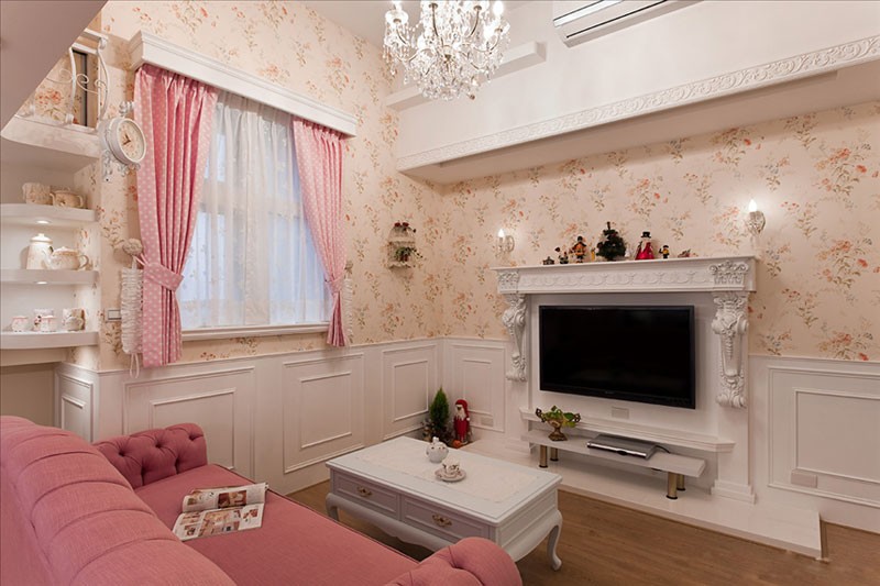 中式风格电视背景墙和沙发背景墙,好看的电视背景墙图