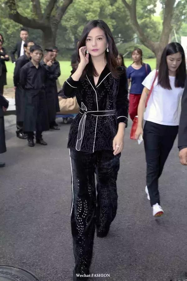 刘诗诗阔腿裤,刘诗诗穿阔腿裤太惊艳