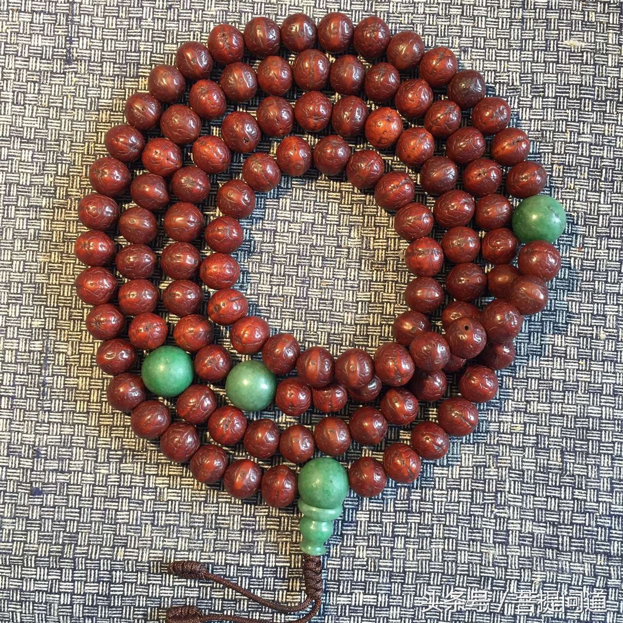 老珠子怎么看孔道,古董珠子包浆怎么看