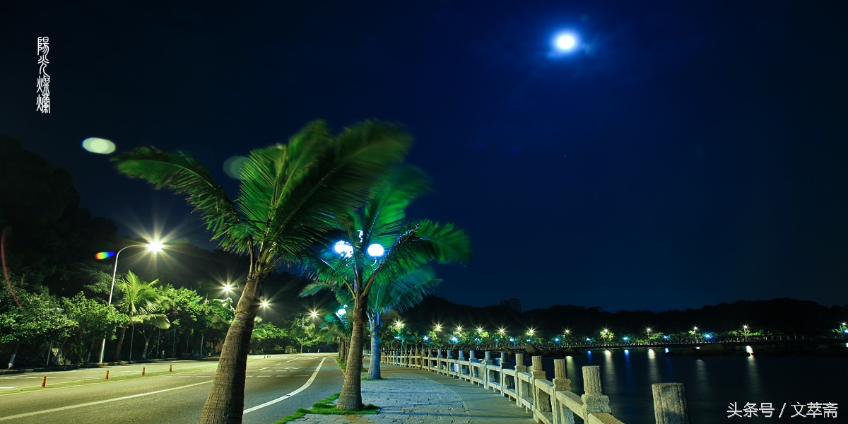 夜晚的月亮总是让人惆怅,柔和的月光句子