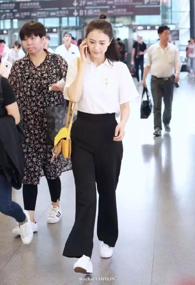 刘诗诗阔腿裤,刘诗诗穿阔腿裤太惊艳