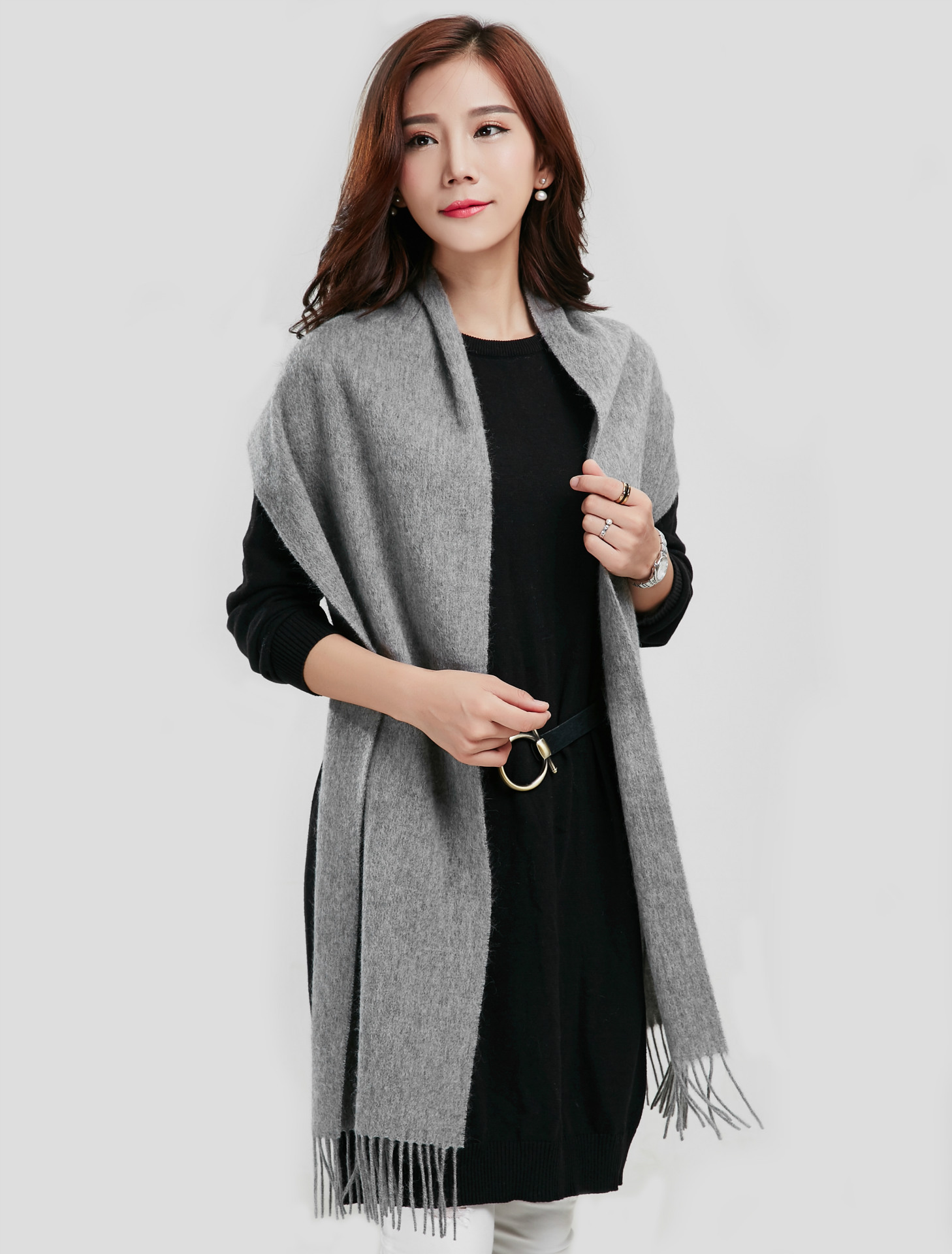 几款实用围巾系法,十种围巾戴法搭配棉衣